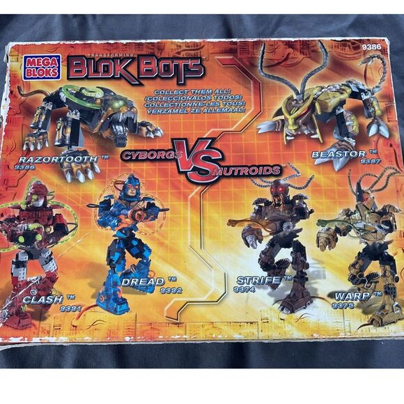Vintage 2003 Mega Bloks Transforming Blok Bots - Picture 1 of 3